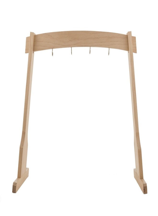 أنلميتيد حامل جرس كوشي مقاس 14 بوصة من إيست 14th ستريت/تشايمفورنيا - يتضمن حاملًا واحدًا/حامل متعدد الأغراض لجرس واحد أو 4 أجراس كوشي وزافير/مصنوع من خشب الصنوبر - Image 3